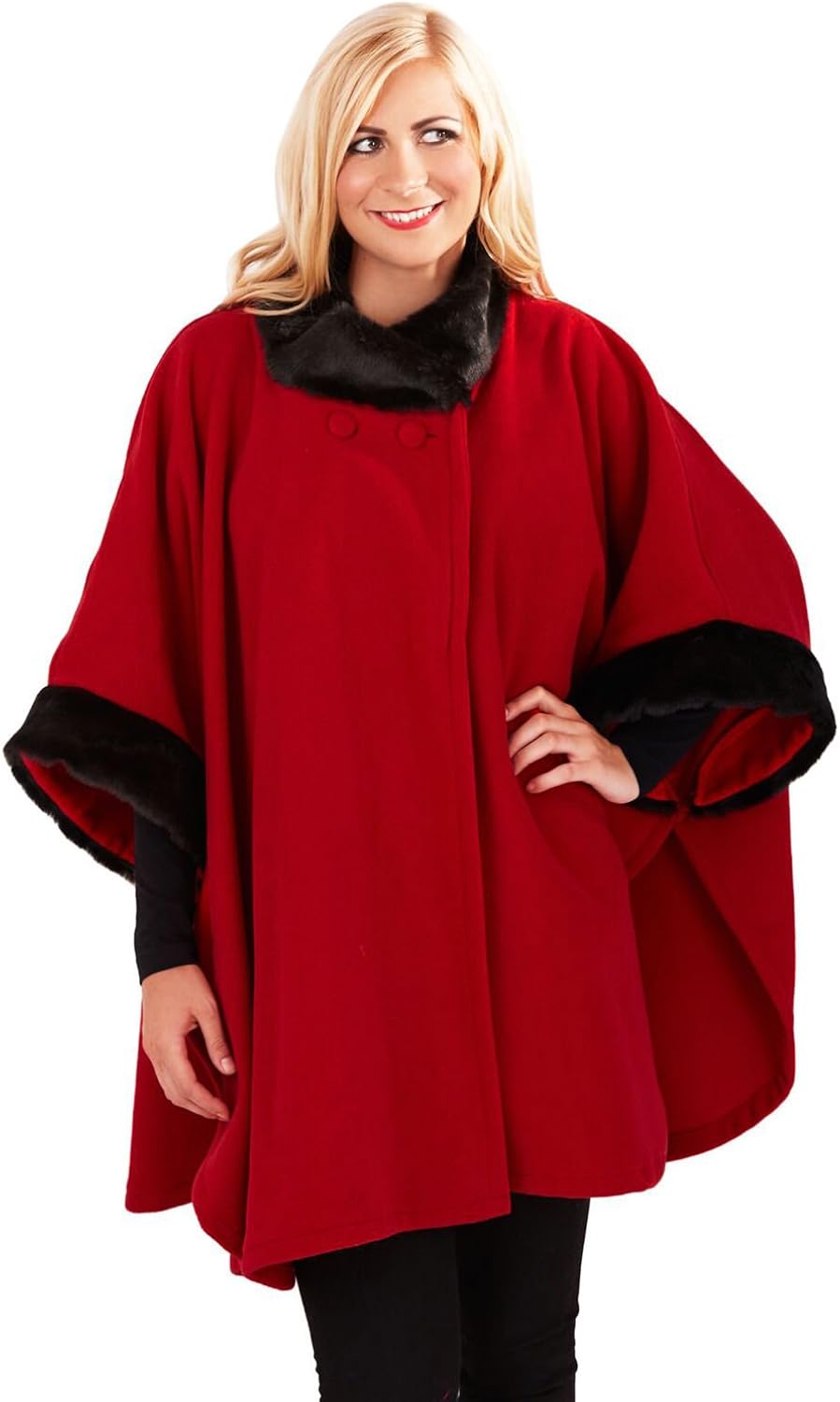 Ladies fleece capes Clearance