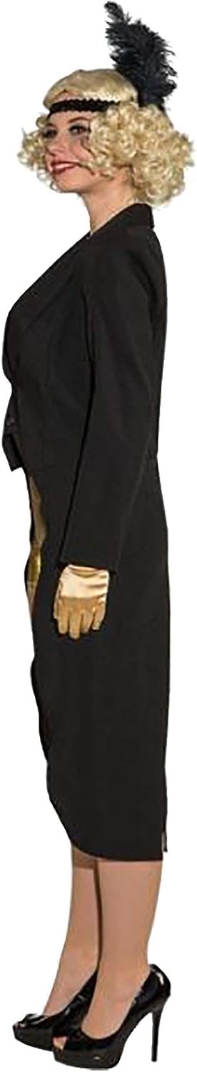 Ladies Tailcoat with Satin Collar, Black - Size: 38/40-46/48 (Women: 38-40) - Image 4