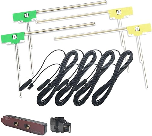 Amazon Jn711 地デジ 高感度 フィルムアンテナ ケンウッド Kenwood Mdv L504 Mdv L504w Mdv Z704 Mdv L502w 対応 4枚 4本set フルセグ Vr1 ワンセグ 地デジアンテナ 車 バイク