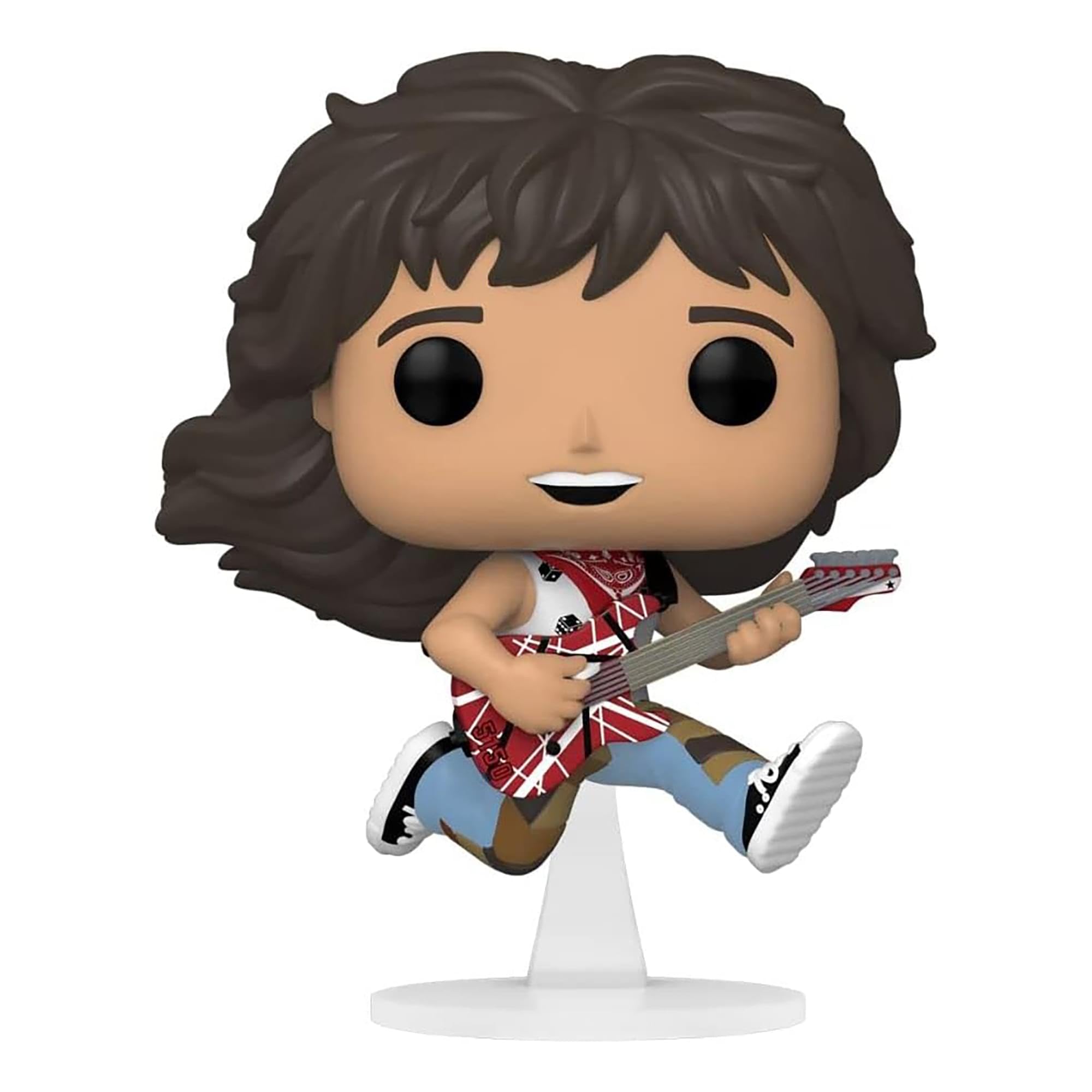 Funko POP! Rocks: Eddie Van Halen With Guitar - Collectable Vinyl Figure - Gift Idea - Official Merchandise - Toys for Kids & Adults - Music Fans - Model Figure for Collectors and Display