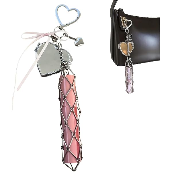 Lippenstift-Etui Mit Spiegel | Vintage-Blumenmuster | Aufbewahrung Für Schmuck & Kosmetik | Rosa