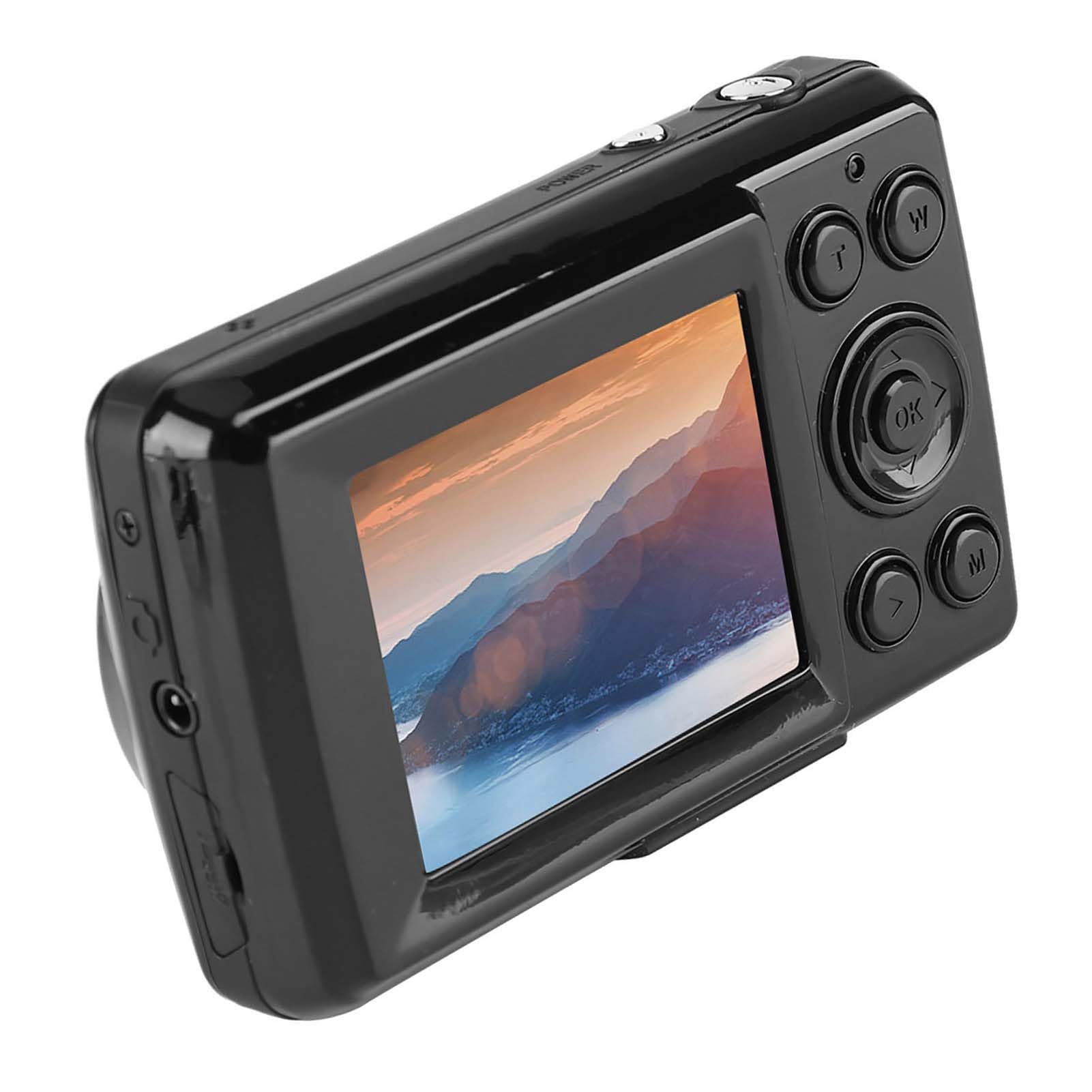 Denash Mini Digital Camera, Portable FHD 1080P Vlogging Camera Recorder, Video Camera 30FPS 2.4" LCD Screen Mini Camera for Kids Boys Girls Teenagers (Black)