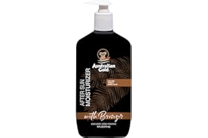 Australian Gold After Sun Moisturizer with Bronzer 16oz-473ML Aloe, Vitamin E, Instant Colour, Moisturizing Cream, Cocoa Drea
