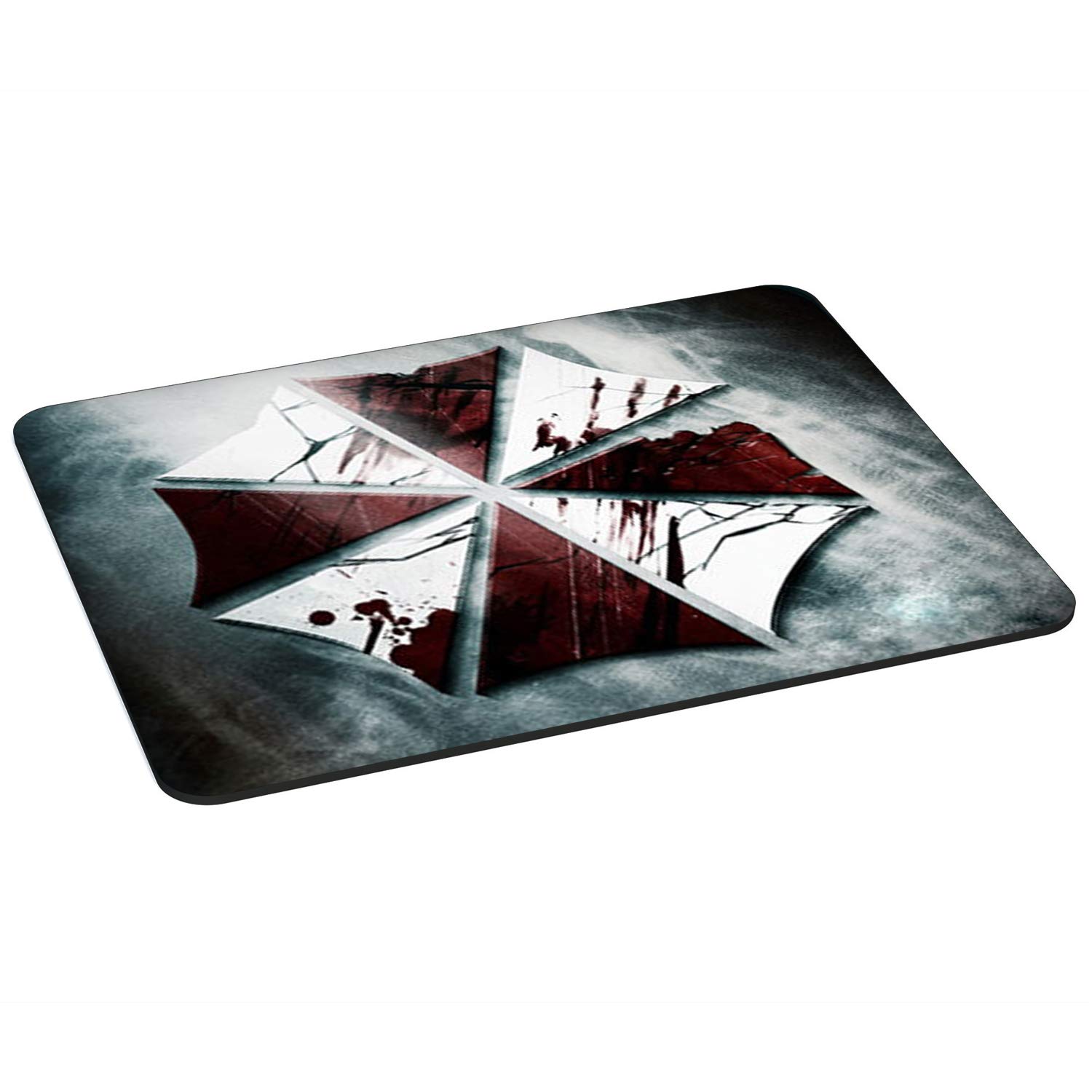 Pedea Gaming and Office Mouse Pad - 350 x 280 mm - with Stitched Edges and Non-Slip Bottom, Umbrella