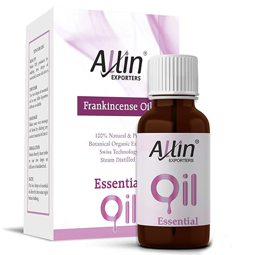 Allin Exporters Frankincense Oil 15 Ml Pure, Natural, Undiluted & Therapeutic Grade Great For Aromatherapy For Aging Skin