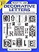 Ready-to-Use Decorative Letters (Dover Clip Art Ready-to-Use)