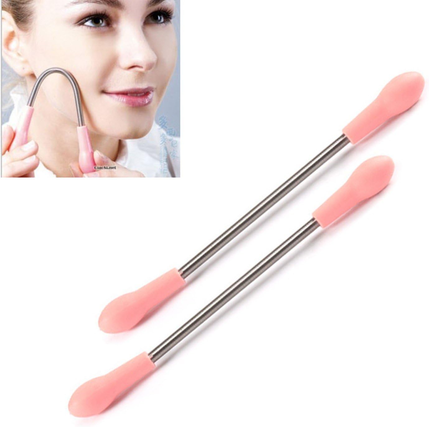 1Pc Household women cleaning face facial hair spring remover stick removal threading sticky tools epilator practical tools