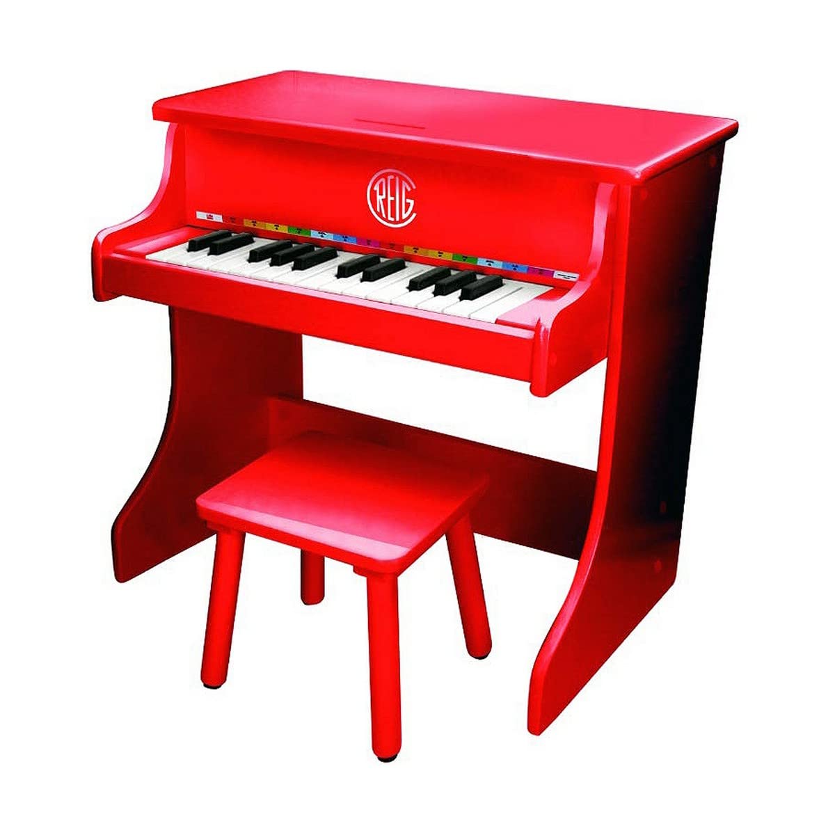 REIG - Electronic Wood Vertical Piano with Stool (7094)