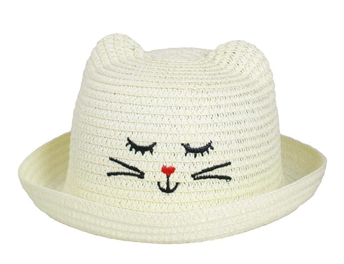 girls cream hat