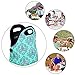 Neoprene Reuable Lunchbox Tote Lunch Bag For Women, Adults, Kids, Girls, and Teen Girls With Bottle Cooler | Rugged Zipper | With Adjustable Strap | For Snacks, Lunch, School, Work, Picnic