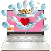 HP Essential Laptop, 14" HD Display, Intel Celeron N4120, 8GB RAM, 64GB eMMC, Webcam, HDMI, Wi-Fi, RJ-45, 1 Year Office 365, Windows 11 Home, Rose Gold