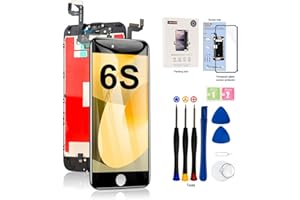 EFAITHFIX for iPhone 6S LCD Screen Replacement Black 4.7 Inch Frame Assembly Display 3D Touch Screen Digitizer with Repair To