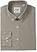 Ben Sherman Men's Skinny Fit Dobby Check Button Down Collar Dress Shirt, Gold/Navy, 15.5