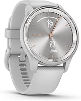 Garmin vívomove Trend 40mm Hybrid Smartwatch Mist Grey view 3