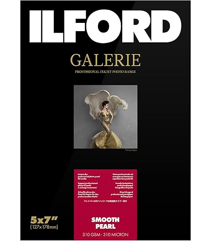 ILFORD　フォトグラフィックペーパー Amazon.com: ILFORD Galerie 4x6” (100 sheets) SMOOTH PEARL