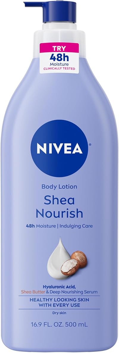 NIVEA Shea Daily Moisture Body Lotion 16.9 fl oz Hydrating Dry Skin