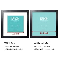 LaVie Home 12x12 Picture Frame Black Poster