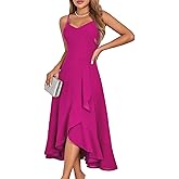 DRESSTELLS Women's Cocktail Dresses, Formal Wedding Guest Graduation Party High Low Dress