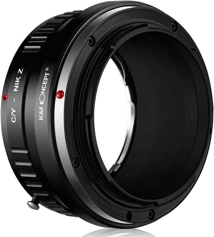 K&F CONCEPT Lens Mount Adapter Compatible with Contax/Yashica Mount Lens to Nikon Z Mount Camera Body - Image 4