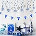 Christmas Decorations Silver Snowflake Hanging Swirl Christmas Ornaments for Winter Wonderland Birthday Party Supplies Winter Holiday Party Supplies