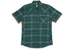 Club Ride Apparel New West Cycling Shirt - Men's Short Sleeve Cycling Jersey - Sport Fit Snap Down Top - 50 UPF Riding Shirt