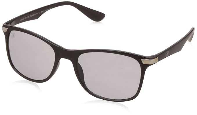 UV Protected Wayfarer Unisex Sunglasses - (MTV-142-C2W|52|Grey Color)