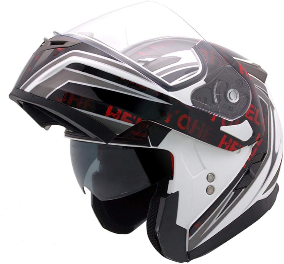 shuhong Motorcycle Helmet Flip Up Modular Moto Helmet Full Face Women Man Motorbike Helmet Four Seasons,A1-XL
