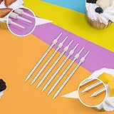 URAQT Birthday Candles 24 Pcs Metallic Holders 5.1in Cake Candles view 3