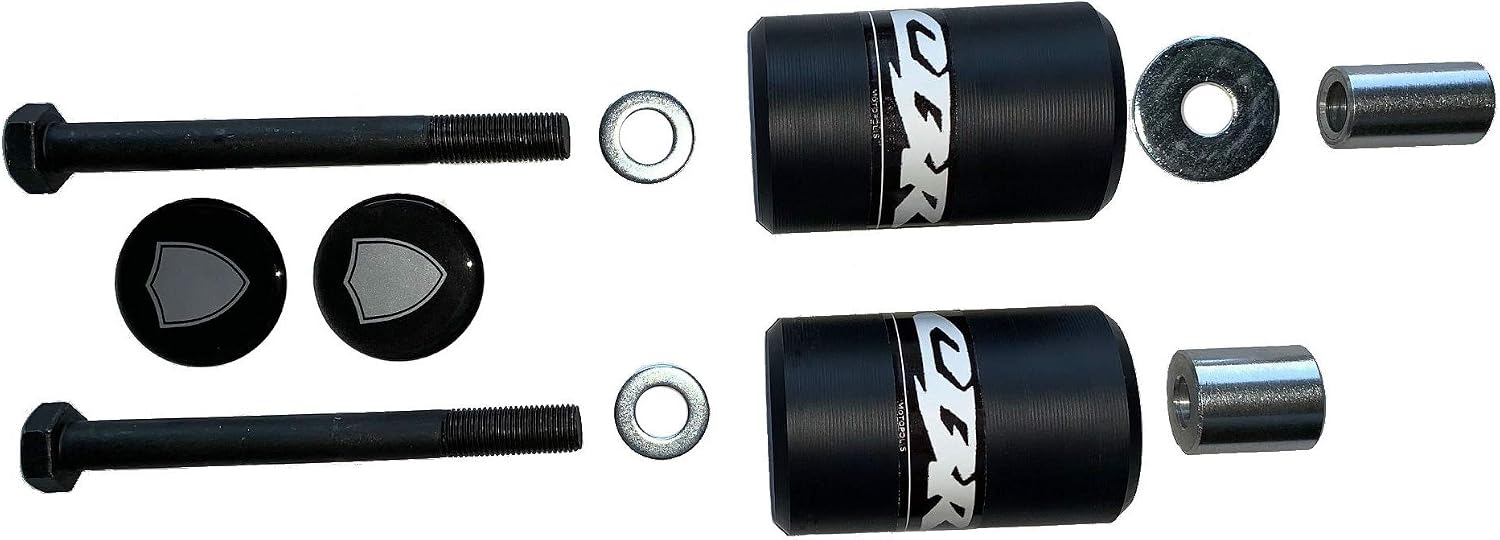 Protecteurs De Crash Pour Honda CBR 929/954 RR Fireblade - Sliders Noirs, Installation Facile
