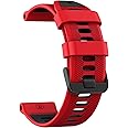 U-LIMVE Watch Band for Garmin Forerunner 965/Forerunner 955/Forerunner 945/Forerunner 935, Soft Silicone 22mm Replacement Bands