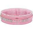 paloli Women Pink Leather Choker Necklace, Punk Gothic Black Fluffy Name Letters Collar Leash Neck Jewelry