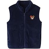warmstraw Baby Boys Girls Winter Thick Vest Soft Sleeveless Waistcoat Cartoon Zipper Jacket