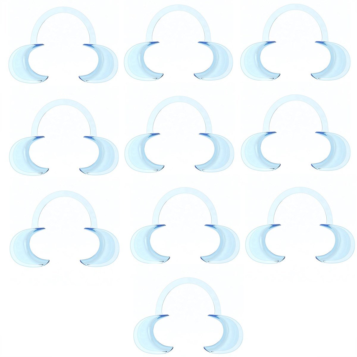 Sigzagor 10 Dental Cheek Retractor Small Blue Game C Kids Teeth Extra