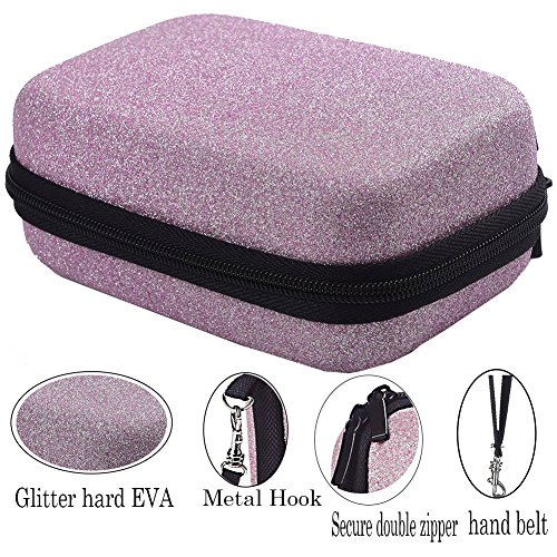 SAIKA Printer Accessories Bundle for HP Sprocket Portable Photo Printer - [HP Sprocket Case+Photo Album+Wall Hanging Frame+Table Frame+ Pens] - Glitter Pink - Thumbnail 2
