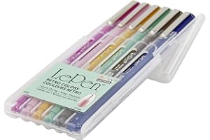 MARVY UCHIDA UCHIDA Le Pen Retro Colors 6 Piece Set, 0.3mm point