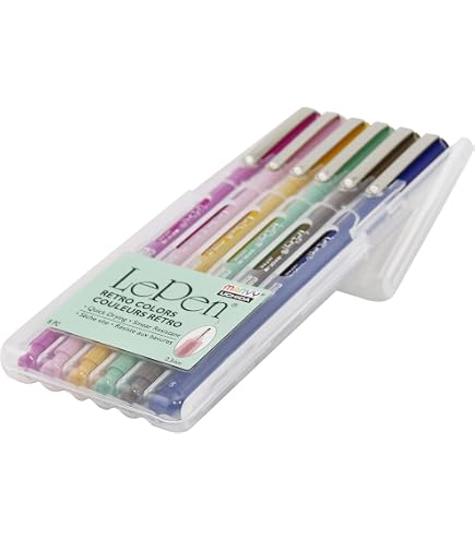 Amazon.com: Marvy Uchida Le Plume II Marker Sets Pastel (Set of 12)