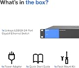 Linksys LGS124 24 Port Gigabit Unmanaged Network Switch Metal Housing Plug Play view 7