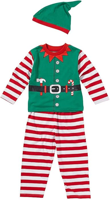 baby boy elf pajamas