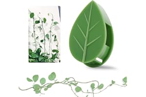Kaoolaa Plant Clips for Climbing Plants（40 Pack）, Self-Adhesive Fixer, Plant Climbing Wall Fixture Clips for Supporting Stems Grow Upright, Vines Traction, Cable Wire Fixing