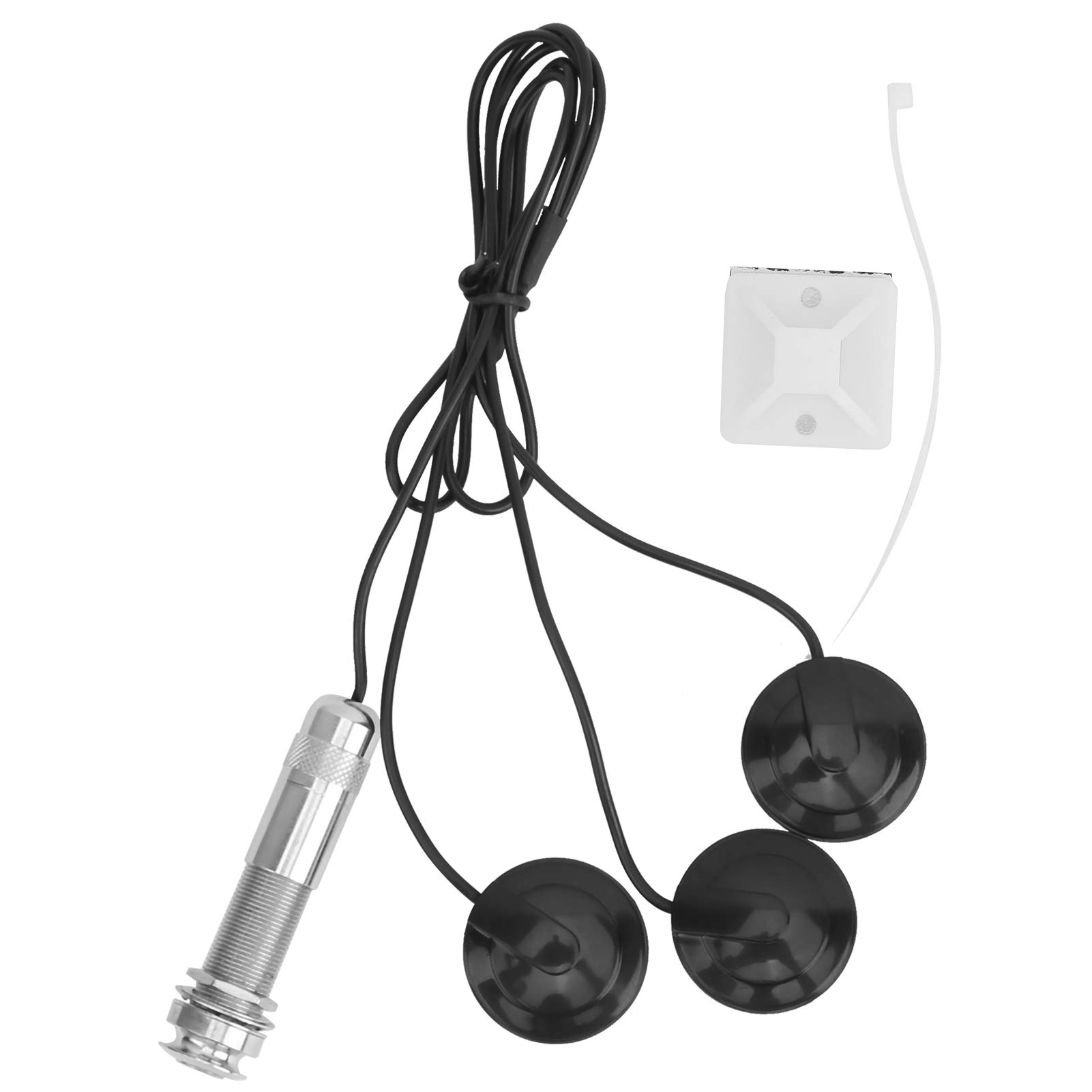 Guitar Pickup Piezo Contact Microphone Transducer Soundboard for Acoustic Guitar, Violin, Ukulele, MandolinFolk guitar sound hole cartridge