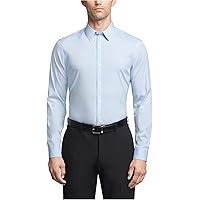 Amazon.com: Tommy Hilfiger Men's Dress Shirt Slim Fit Stretch Twill, Light  Blue, 14.5" Neck 32"-33" Sleeve : Clothing, Shoes & Jewelry