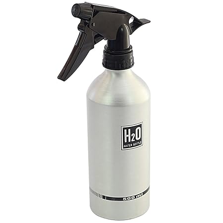Maharaj Mall Spray Bottle of Water Sprinklers, Barber Supply Silver, Steel Spray Bottle