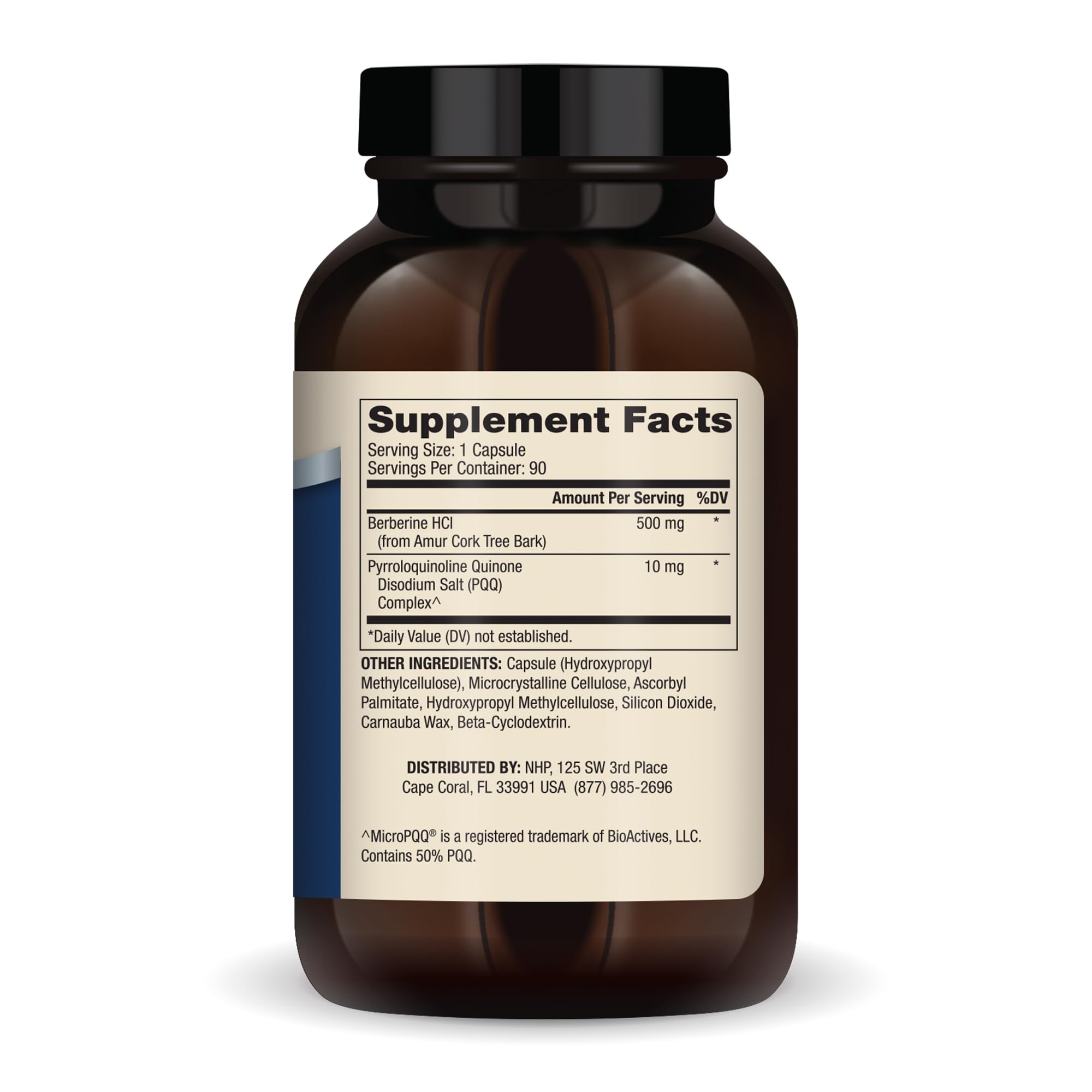 Dr. Mercola Berberine and MircoPQQ Advanced - Offers Metabolic, Mitochondrial, Brain & Immune Support - GMO-Free, Gluten-Free & Soy-Free - 90 Capsules (90 Servings)
