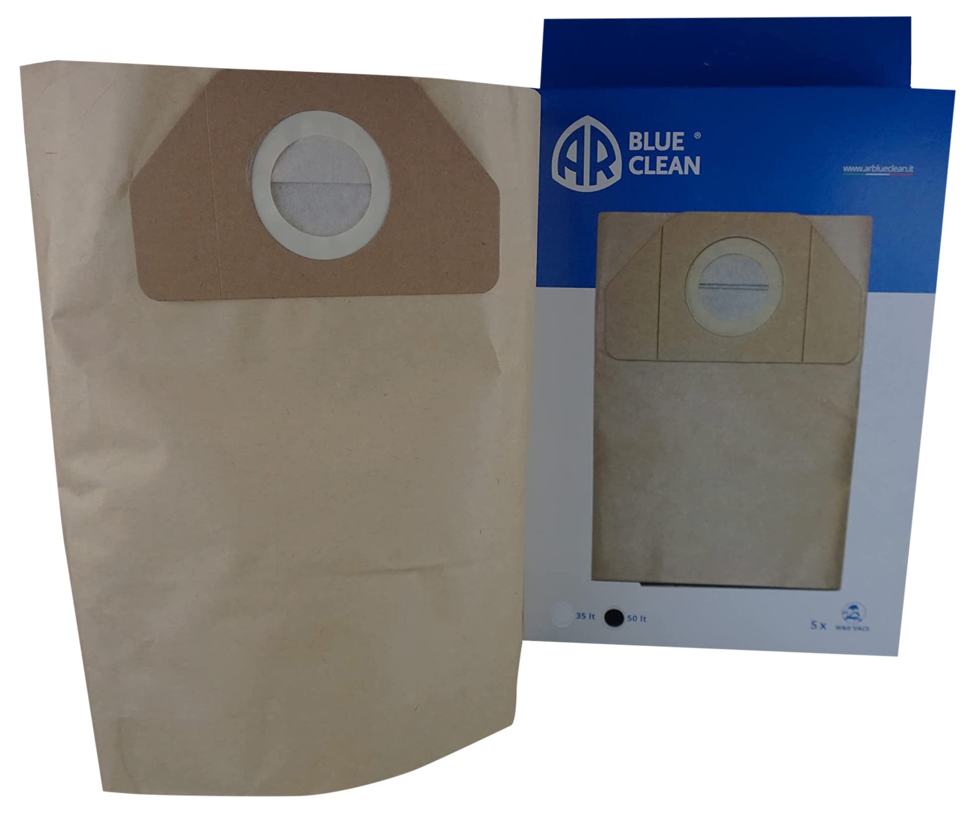 AR Blue Clean Paper Filter Bags, Havana, One Size