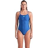 Arena Womens Arena Women's Feel Solid Light Drop Back Swimsuit Ladies Fitness Swimwear