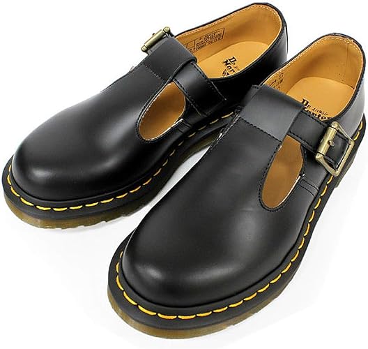 Amazon ドクターマーチン レディース レザーシューズ メリージェーン 8065 Mary Jane Polley R スムースレザー 並行輸入品 Dr Martens ドクターマーチン ローファー スリッポン
