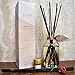LOVSPA Hawaiian Sandalwood Essential Oil Reed Diffuser with Real Botanicals Inside The Bottle | Sophisticated, Woody Oriental Fragrance | Turn your House into a Home