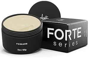 Forte Series Pomade For Men - Medium Flexible Hold - Low Shine - Slicked Back Hairstyles - For Medium/Thick Hair (3 oz)