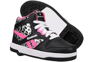 Heelys Girls Reebok Bb4500 Mid (Little Kid/Big Kid/Adult) Wheeled Heel Shoe