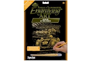 ROYAL & LANGNICKEL Royal and Langnickel Gold Engraving Art, Nostalgic Race Cars